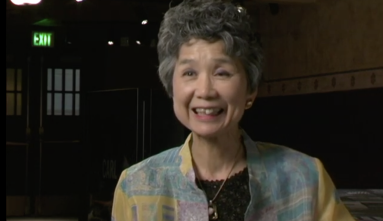 Masako Iono speaks to the camera